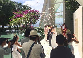 客人柳先生 在雷吉安斯通婚礼